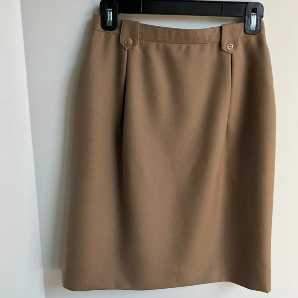 VANUTI Toronto Vtg Lined Skirt Camel Size XS/S - Picture 1 of 10